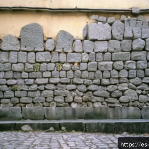 사라예보 장벽 투어 후기 - A detailed, close-up view of the Sarajevo Wall during the 1990s siege, showing the rough texture of ...