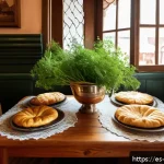 보스니아 헤르체고비나에서 채식주의자를 위한 식당 - A cozy, family-run traditional Bosnian restaurant interior with rustic wooden furniture, simple auth...