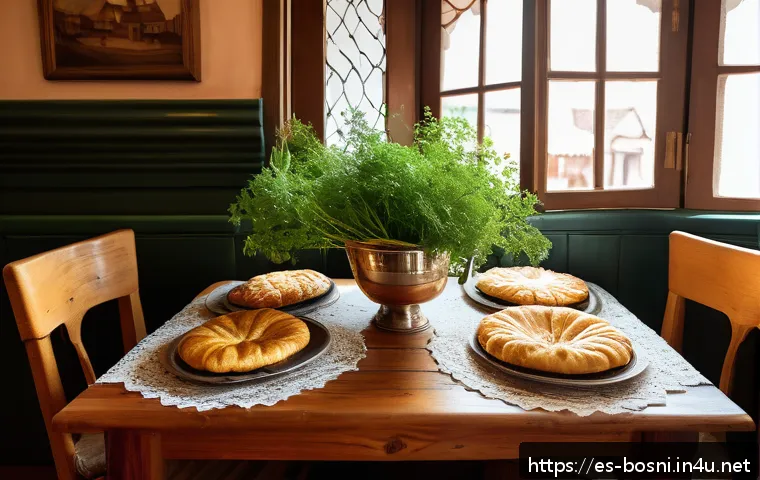 보스니아 헤르체고비나에서 채식주의자를 위한 식당 - A cozy, family-run traditional Bosnian restaurant interior with rustic wooden furniture, simple auth...